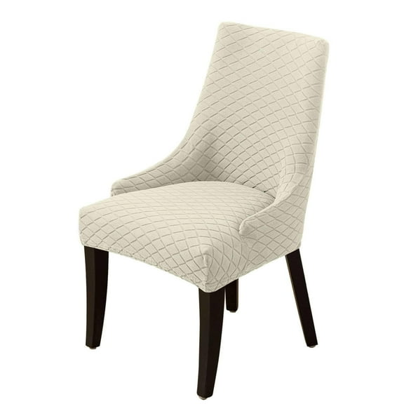 LKJYER Stretch Wingback Side Chair Slipcover, Removable Wingback Chair Cover Slipcover Nonslip Dining Chair Covers Washable for Dining Room Banquet