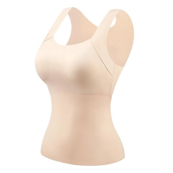 LKJYER U Neck Shapewear Built-in Bra Tank,  Tank Top, Tummy Control Compression Tank Tops for Women