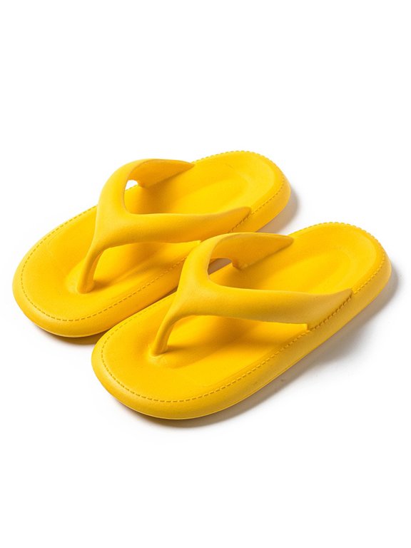 Women's Platform Flip Flops,Non-Slip Cloud Flip Flops Thick and Lightweight Bottom Beach Slides Non Slip EVA Flat Flip Flop Slides