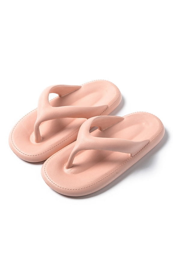 Women's Platform Flip Flops,Non-Slip Cloud Flip Flops Thick and Lightweight Bottom Beach Slides Non Slip EVA Flat Flip Flop Slides