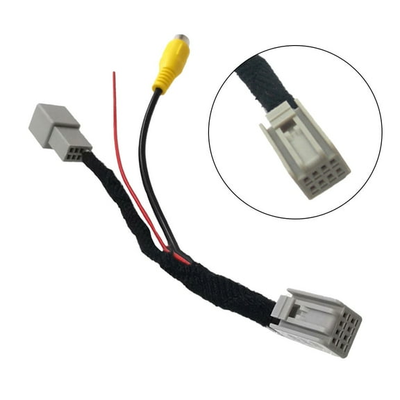 LKMEI Rear View Camera RCA Video Rese Camera Cont Cable Adapter for Outlander 2018