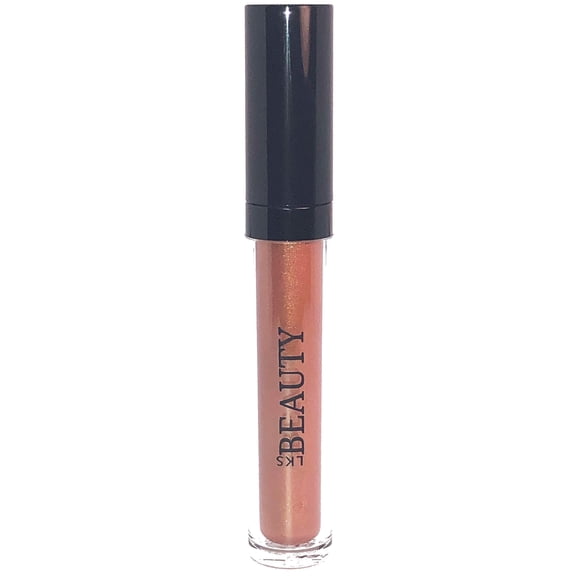 LKS Beauty Natural Shimmer High Shine Lip Gloss, Posh