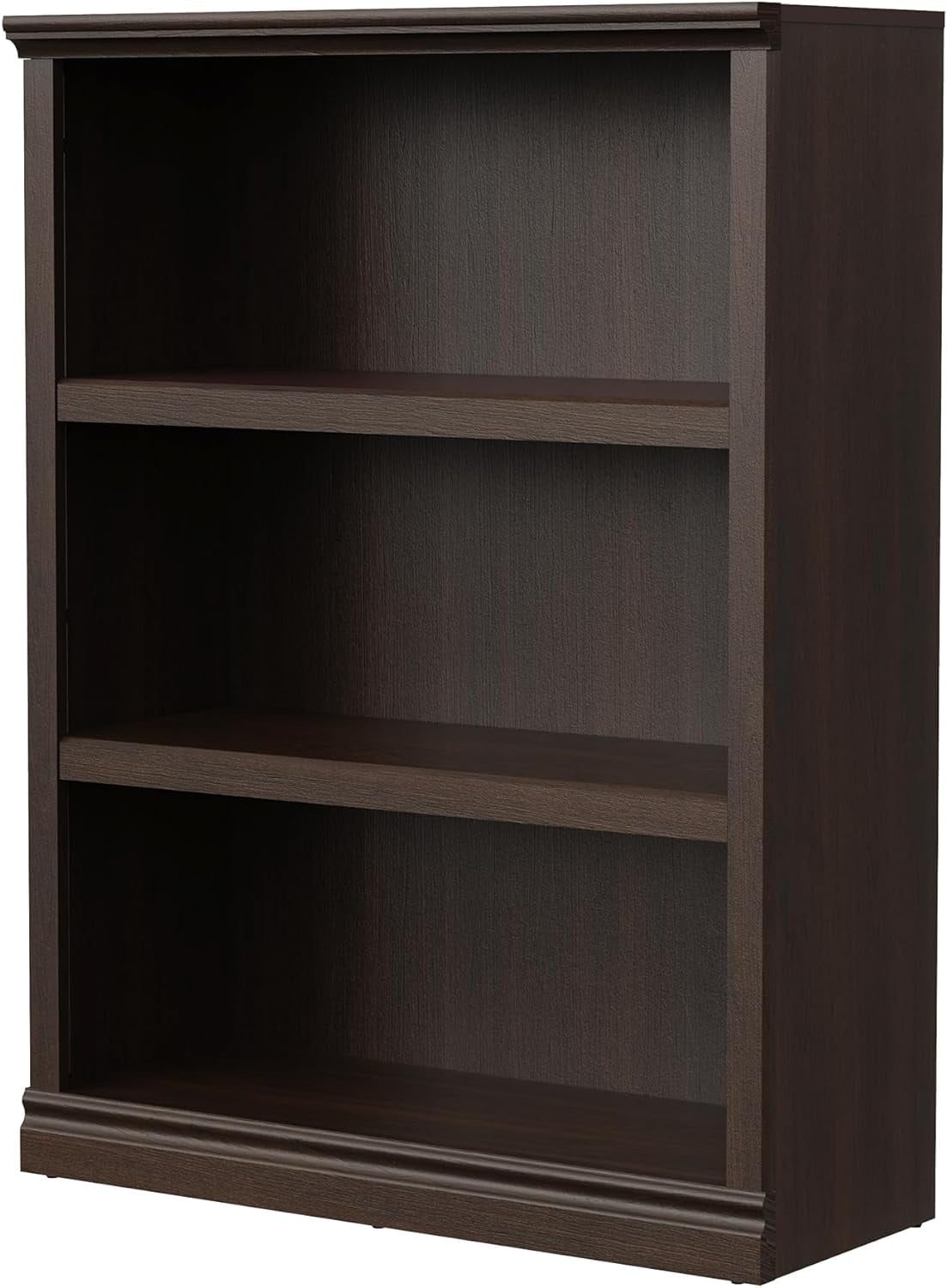 LKUPM 43 in Tall Bookcase, 3-Tier Bookshelf Open Storage, 33 inch Wide ...