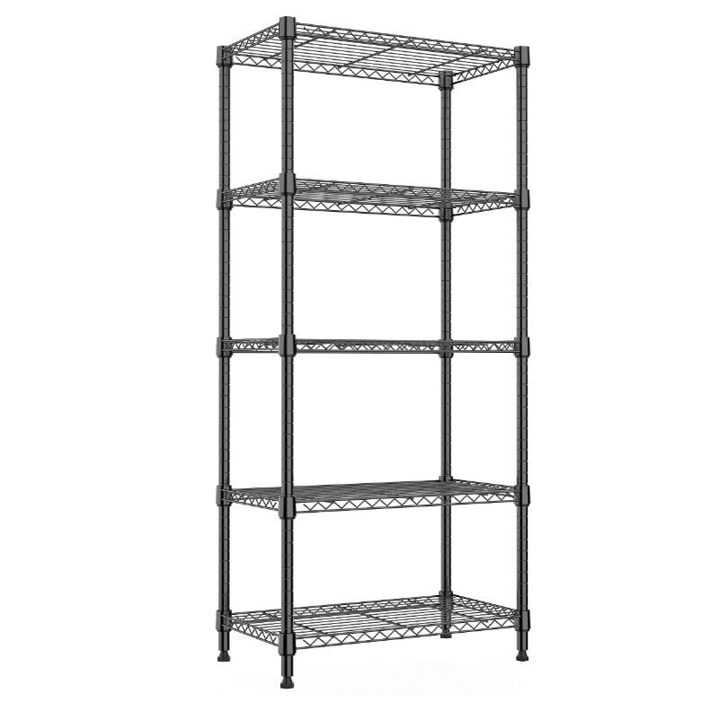 LKUPM 5 - Tiers Heavy Duty Metal Shelving Unit - Ideal for Garage ...