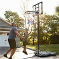 thumbnail image 1 of LKUPM Portable Basketball Hoop, 7ft Adjustable Indoor/Outdoor Basketball Goal for Kids/Youth, Durable and Stable Basketball Stand, 1 of 10