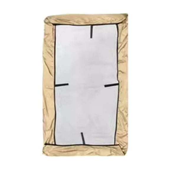 LKWLPD 190T Cloth Patio Swing Canopy Replacement – Durable Cover with 4 Reinforced Pockets for 2-3 Seater Outdoor Swing Seats (Weather-Resistant Garden Accessory)​​