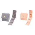 thumbnail image 1 of LKWLPD 2 Pack Travel Jewelry Organizer Case Foldable Jewelry Roll Luxury Small Jewelry Gift Bags with Snap Button Jewelry Packaging Bag Luxury Small Favor Bags for Journey Rings, Necklaces, Earrings, 1 of 6