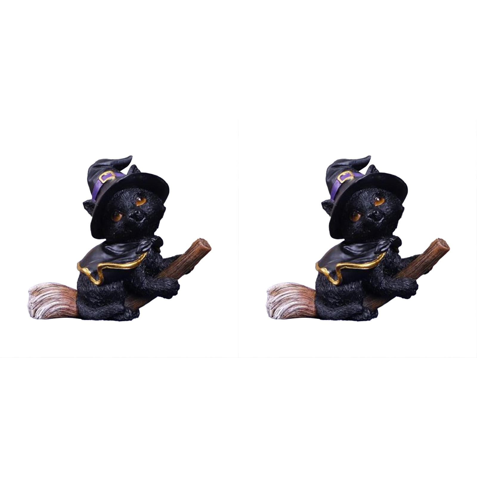 Halloween Black Cat Figurine Halloween Black Cat Figurine