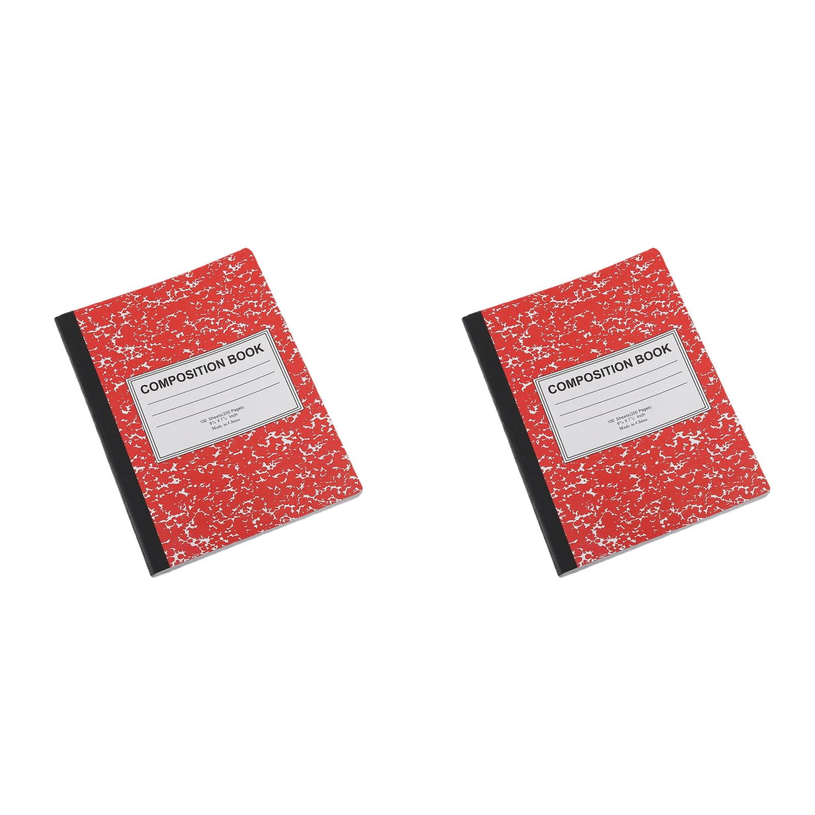 LKWLPD 2 Pcs Composition Notebooks 9.44*7.87In Wide Ruled Notebook ...