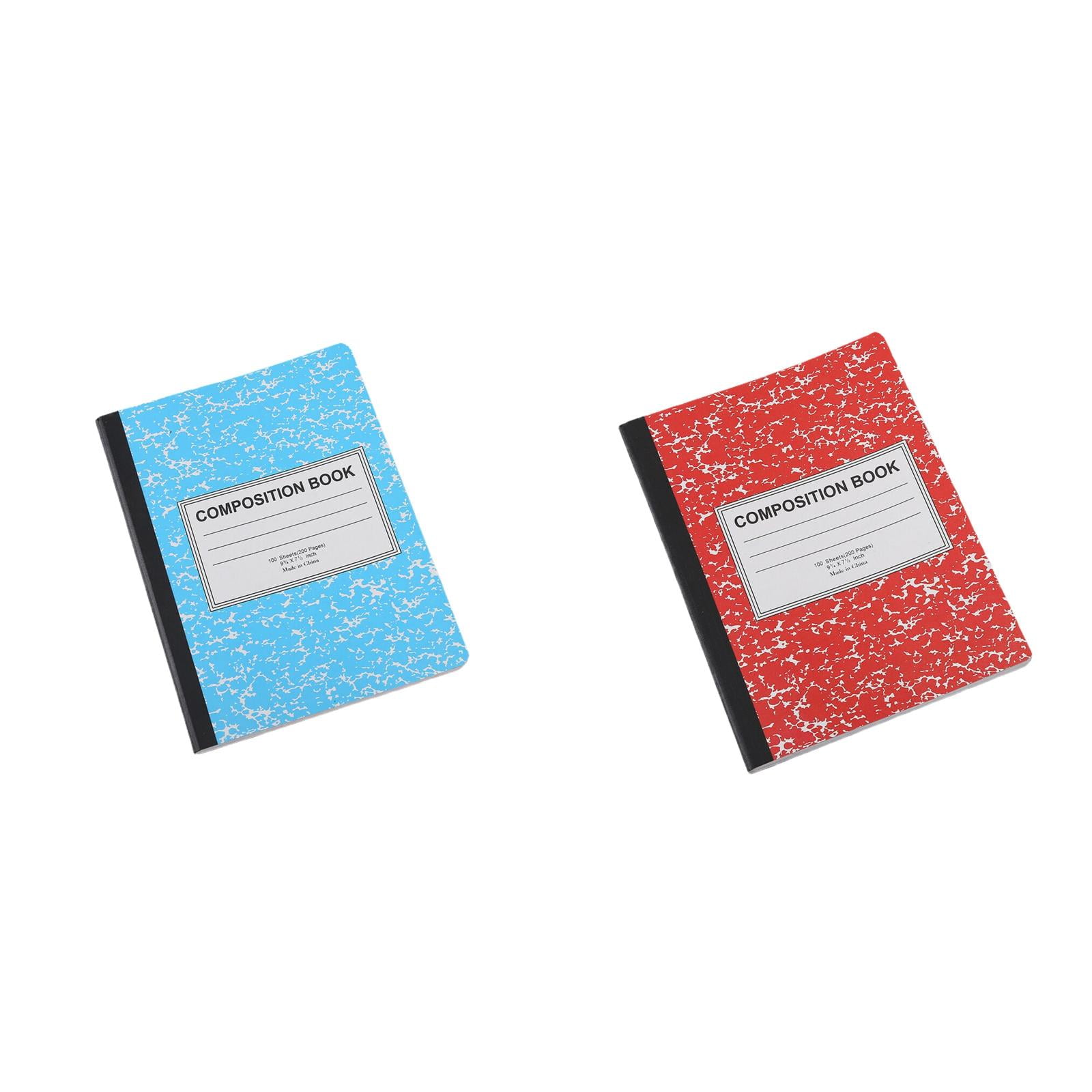 LKWLPD 2 Pcs Composition Notebooks 9.44*7.87In Wide Ruled Notebook ...