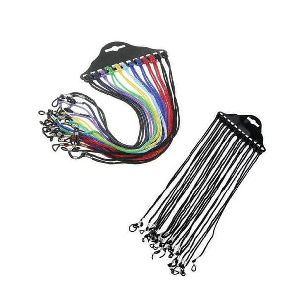 LKWLPD 24 Pcs Eye Glasses Straps for Kids Colorful Eye Glasses String Holder Straps Sports Sunglasses Strap for Men Women Eyeglass Holders Around Neck Glasses Retainer Cord Chains Lanyards