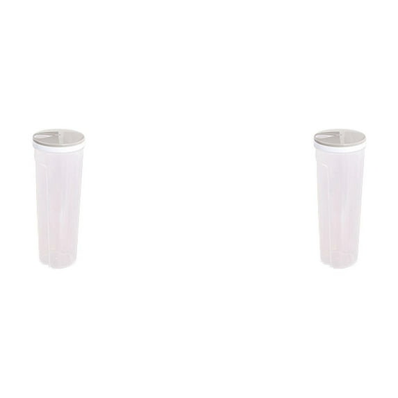 LKWLPD 2Pcs Food Container Sets Coarse Grain Storage Box Storage Storage Tank Kitchen Storage Noodle Tube Food Containers Airtight Round Tall Food Storage Container Kitchen Storage