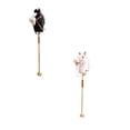 thumbnail image 1 of LKWLPD 2Pcs Horse Toys Kids' Stick Horses Stick Horse Plush Handcrafted Hobby Horse on a Stick With Wood Wheels Real Pony Neighing and Galloping Sounds for Kids Toddlers Stick Horse on a Stick, 1 of 6