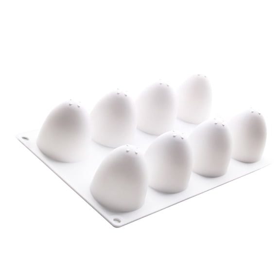 LKWLPD 3D Easter Egg Baking Mold Easter Egg Silicone Mold for Mousse Cake Peanut Butter Chocolate Candy Jello Pastry Muffin Cupcake Mini Soap Lotion Bar Bath Bomb,A
