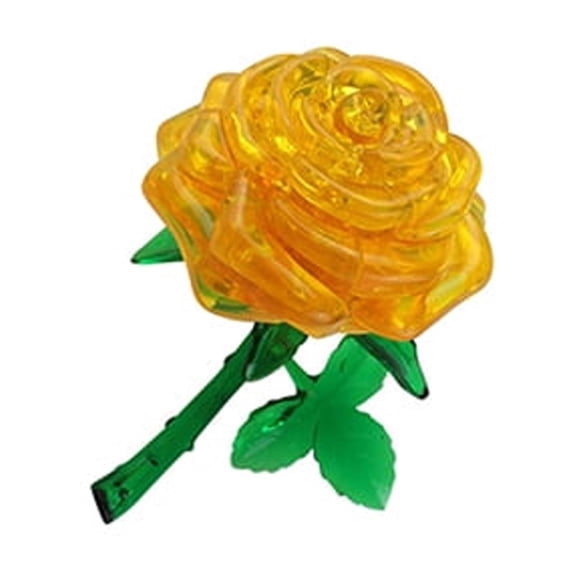 LKWLPD 3D Puzzles Wooden Artifical Flower DIY Model Building Kit to Build for Adults Bouquet Botanical Collection Craft Brain Teaser Puzzle Creative Gift Home Decor,Yellow One Size