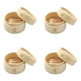 thumbnail image 1 of LKWLPD 4 Inch Dumpling Steamer Basket Mini Bamboo Dim Sum Dumpling Steamer Basket for Dessert Party Favors Wedding Birthday Home Decorations Supplies, (4Pcs, Beige), 1 of 9