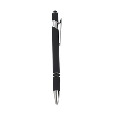 LKWLPD Ballpoint Pens Gel Bobasndm 12 Pack Black Ballpoint Pen with Stylus Tip 1.0Mm Smooth Writing Pen Metal Stylus Screen 10Ml