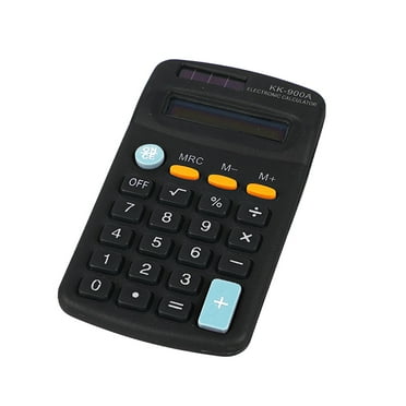 LKWLPD Basic Office Calculators,Basic Small Battery Operated, Large Display Four Function, Auto Powered Handheld Calculator Basic 4 Function Calculator black