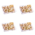 thumbnail image 1 of LKWLPD Bee Decor 40 Pieces Per Pack Tiny Resin Bumble Bee Embellishment Resin Bees Craft Decorations with Storage Box for DIY Craft Wreath Party Home Decor, 4 PACK, 1 of 1