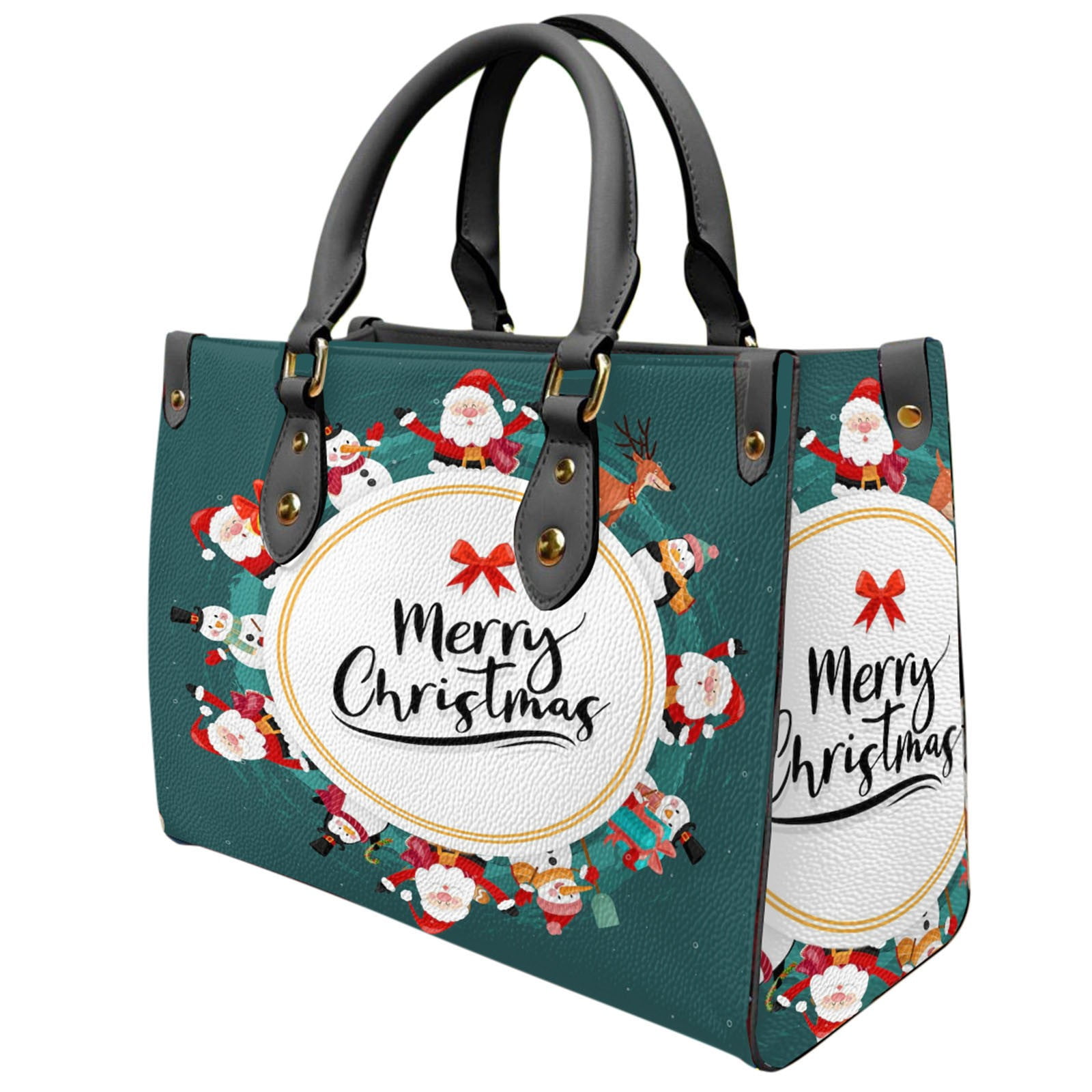 LKWLPD Christmas Women 3D Small Handbags Nicegift Christmas Snowman Old