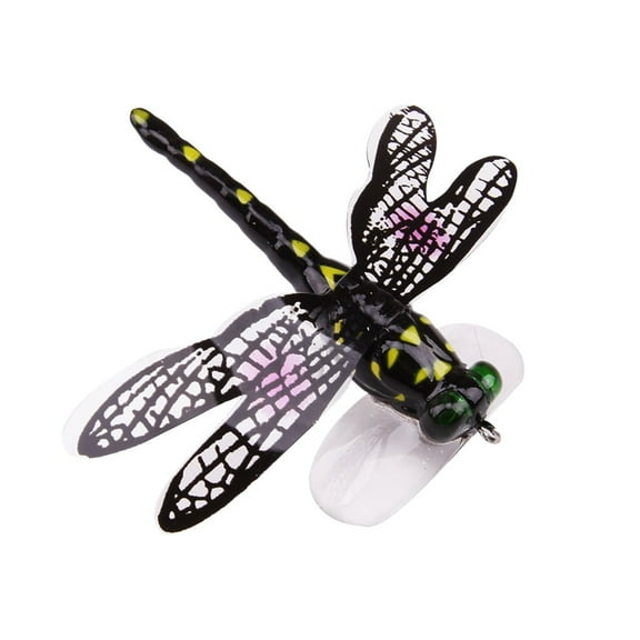LKWLPD Fishing Bait Lure Life-like Dragonfly Floating Fly Fishing Flies