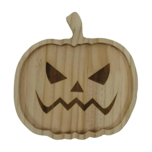 LKWLPD Halloween Tray Decor Pumpkin Charcuterie Board Funny Cute Wooden Cheese Board Charcuterie Platter Pumpkin Halloween Cheese Wood Platter ,