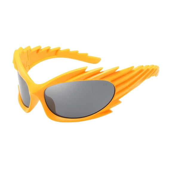 LKWLPD Hedgehog Shape Sunglasses Personality Hop Funny Glasses Fashion Cycling Punk