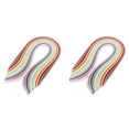 thumbnail image 1 of LKWLPD Multi-Color Quilling Strips Set 1440 Strips 36 Colors 54cm Length Strip Paper 3mm Width Paper Quilling Set DIY Quilling Paper(Camouflage 2PCS), 1 of 6
