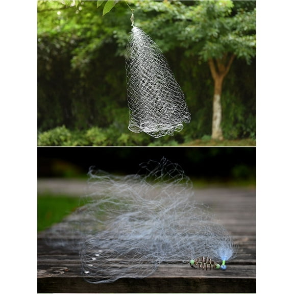 LKWLPD New Fishing Net Design Copper Spring Shoal Fishing Net Netting Fishing Tackle