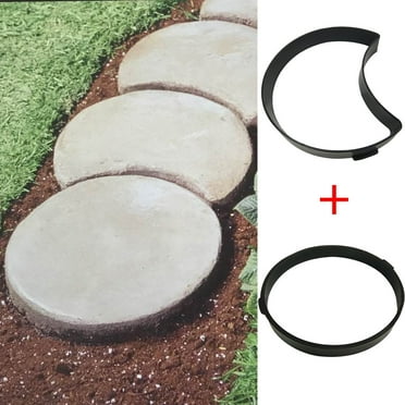 LKWLPD Paving Molds for Concrete Paving Mold Driveway Patio Stepping Stone Pavement Paver Path Maker DIY Stepping Stone Paver Lawn Patio Yard Garden DIY Walkway Pavement Paving Moulds