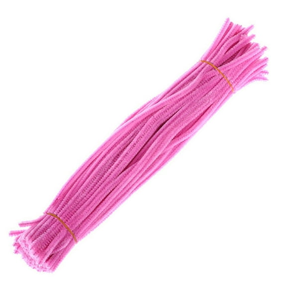 LKWLPD Pipe Cleaners Bulk 100pcs Craft Arts Creative DIY Projects Decorations 12inch Fuzzy Colored Chenille Stem Sticks Set Craft Supplies for Kids and Adults