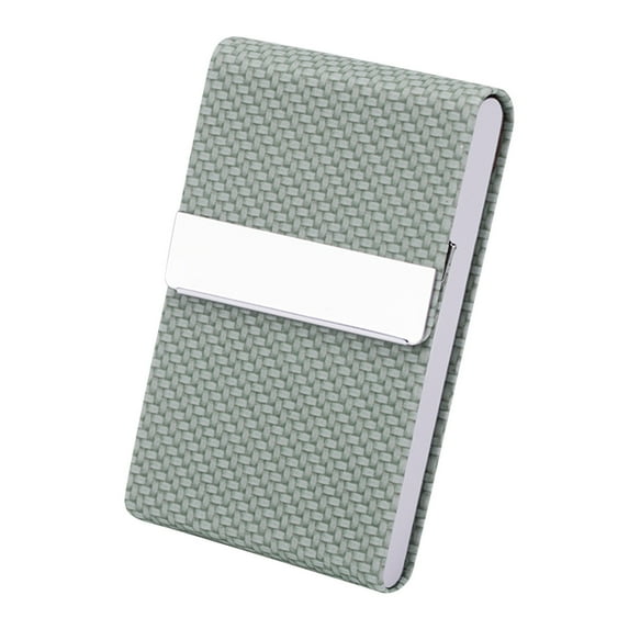 LKWLPD Pu Leather Business Card Case Pocket Card Holders Business Card Holder for Men Or Women Metal Slim Name Card Holder Rfid Blocking Business Card
