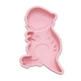 thumbnail image 1 of LKWLPD Silicone Cake Pan Dinosaur Shape Cake Pan 3D Birthday Cake Pan Silicone Cake Molds Nonstick Baking Tools Chocolate Silicone Pan Mould Cookie Cake Baking Cake Mould,Pink, 1 of 1