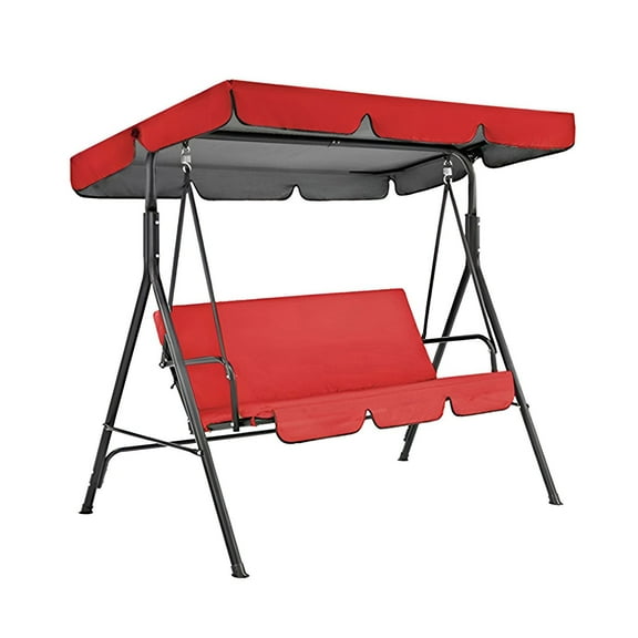 LKWLPD Swing Canopy Replacement, Outdoor Swing Canopy Replacement, 2-3 Seat Waterproof Porch Swing Canopy Replacement, Garden Furniture Covers(210D: 65 x 45 x 6in)