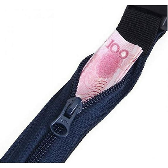 LKWLPD Travel Anti Theft Wallet Belt with Secret Compartment Hiding Stash Money Belt