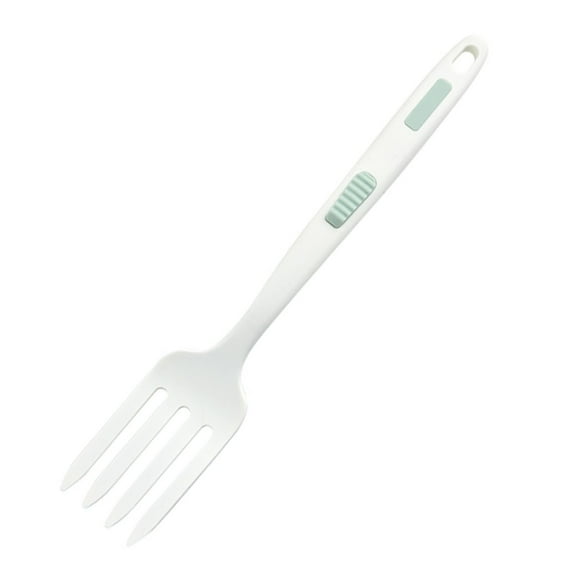 Premium Silicone Spaghetti Server Pasta Spoon Fork with Stainless Steel ...