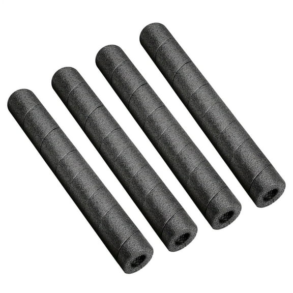 LKXGBMY 4Pcs 15.7 Inches Black Pipe Insulation Foam Tube, Pool Noodles Foam, Multi-Purpose Snake Pipe Wrap for Outdoor Indoor Swimming Pool Handle and Winter Water Pipes