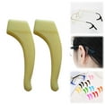 thumbnail image 1 of LKXGBMY 5 Pair Eyeglass Ear Grips, Silicone Ear Grip Glasses Hooks Anti Slip Spectacles Retainers Glasses, Yellow, 1 of 5