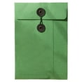 thumbnail image 1 of LKXGBMY Kraft String Envelope File Folder, A5 Document Holder Filing Envelopes Folder Project Pockets File Jacket Document Organizer Flat-No Expansion,1pc Green, 1 of 9