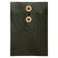 thumbnail image 1 of LKXGBMY Kraft String Envelope File Folder, A5 Document Holder Filing Envelopes Folder Project Pockets File Jacket Document Organizer Flat-No Expansion,1pc Black, 1 of 9