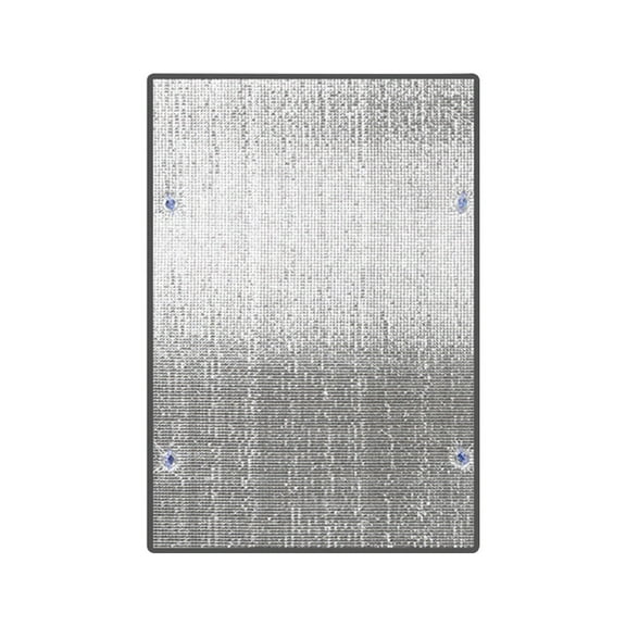 LKXGBMY RV Door Window Shade RV Skylight Cover RV Window Insulation Foil Sunshade Window Glass Reflective Shield, 30X100cm