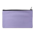 thumbnail image 1 of LKXGBMY Zipper Canvas Portable Large Pen Pencil Case Makeup Travel Cosmetic Storage Bag Pouch Case - Purple, 1 of 9