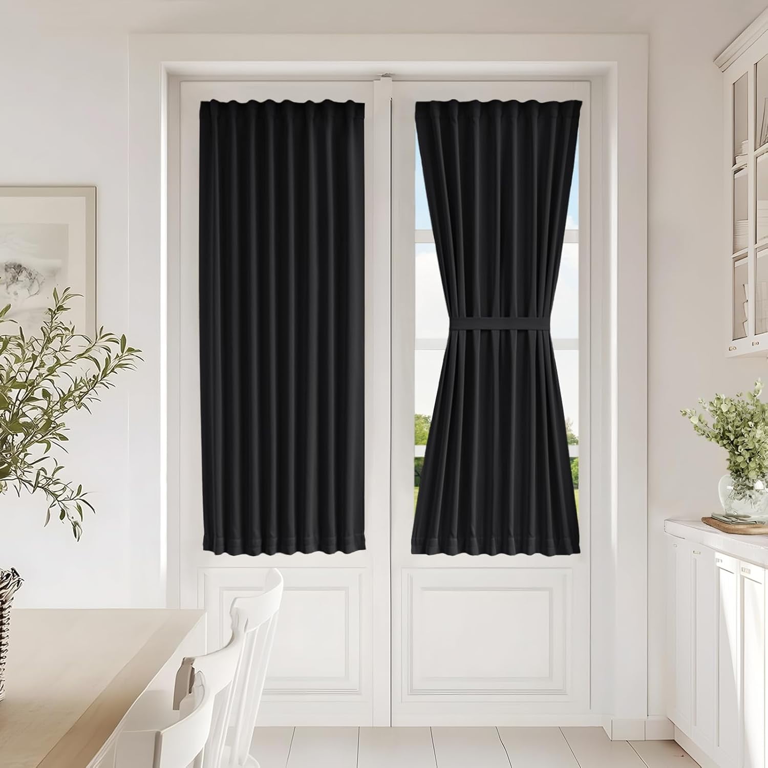 Fascinating Curtain For Glass Door Gallery