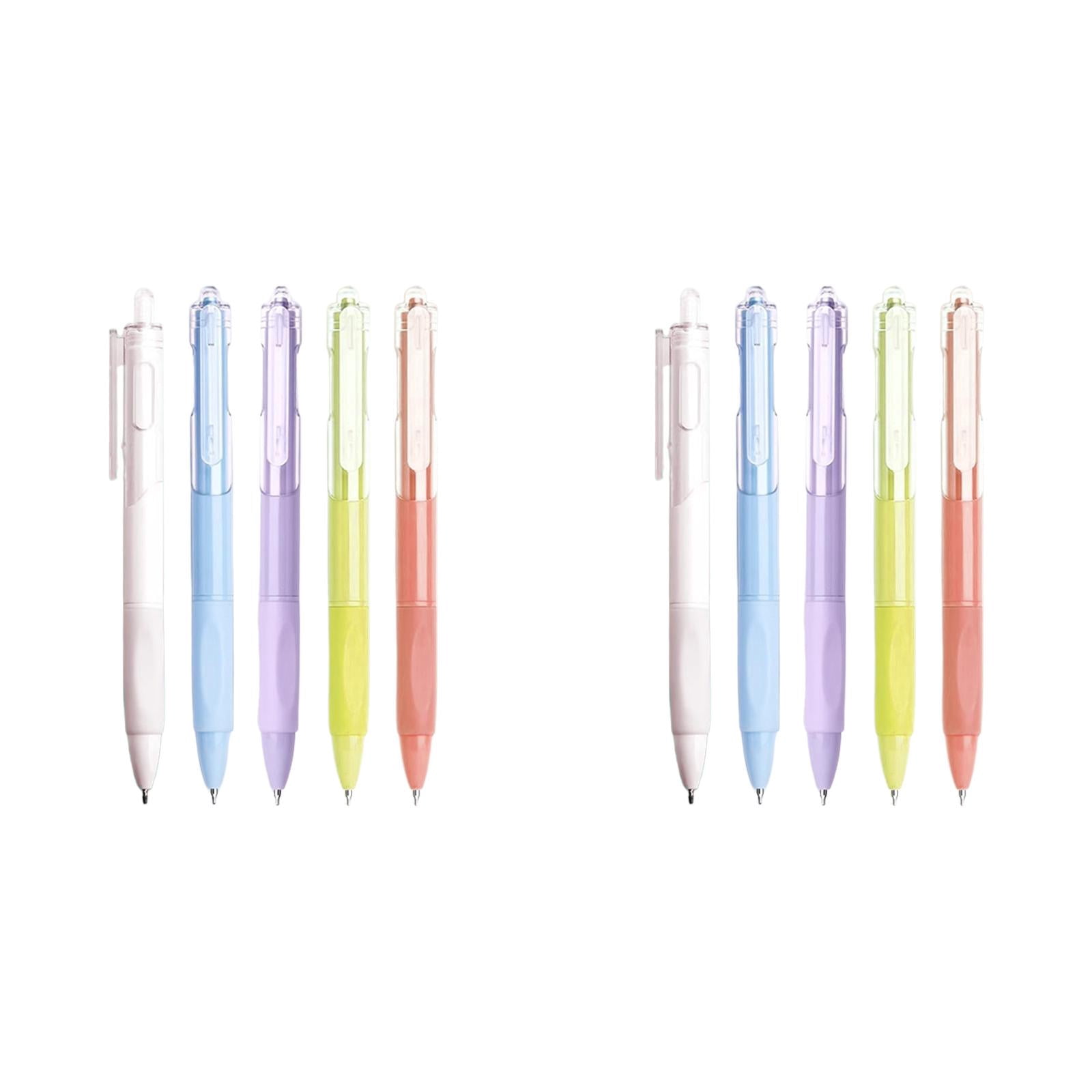 LKZQHMC 10 Count Pastel Gel Ink Pen Set,Cute Note Taking 0.5mm Fine ...