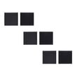 thumbnail image 1 of LKZQHMC 2x2 inch Adhesive Square Hook and Loop Tape - 6 Sets - Sticky Back Fastener for Indoor or Outdoor Use - Instead of Holes and Screws,Black, 1 of 7