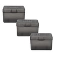 thumbnail image 1 of LKZQHMC 3 Pack 3 x 5 inch Index Card Box - Index Card Holder Notecard Box Recipe Card Box Plastic Storage organizer for Filling Index Cards,Note cards,Flashcards,Recipes and Addresses,Grey, 1 of 8