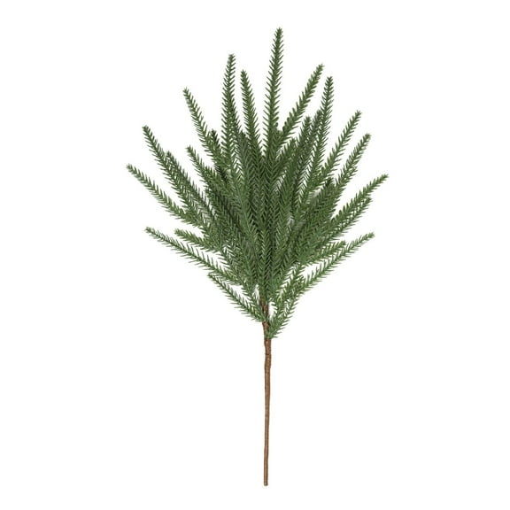 LKZQHMC 3Pcs Real Touch Norfolk Pine Branch – 18" Artificial Christmas Green Plants Branches, Faux Greenery Pine Stems Fake Cedar Picks for Vase DIY Crafts, Christmas Picks Indoor Home Decor