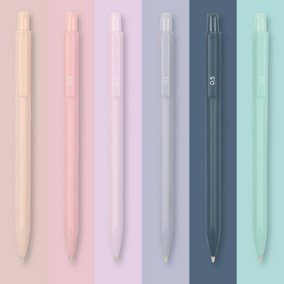 LKZQHMC 6PCS Pastel Mechanical Pencil,Cute Mechanical Pencils 0.7 mm Aesthetic Artist Pencil Set Retractable Pencil Colored Mechanical Pencils for Drawing & Writing for office Supplies,Random Color