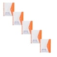 thumbnail image 1 of LKZQHMC Binder Pocket 5 Pack Plastic Envelopes Binder Folders 11 Holes Expandable Binder Folders for 2/3/4 Ring Document Pouch with Snap Button & Label Loose-Leaf Transparent for office Home,Orange, 1 of 6