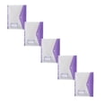 thumbnail image 1 of LKZQHMC Binder Pocket 5 Pack Plastic Envelopes Binder Folders 11 Holes Expandable Binder Folders for 2/3/4 Ring Document Pouch with Snap Button & Label Loose-Leaf Transparent for office Home,, 1 of 6